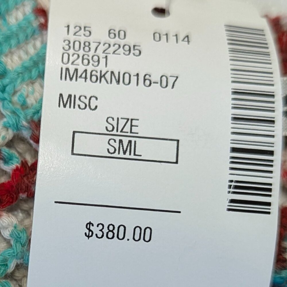 NWT Issey Miyake Cotton Tank Size 2 Multicolored Crochet With Fringe Tassles - Picture 10 of 16